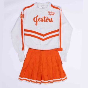 Vintage 1980's Cheerleader Uniform - Sweater & Skirt